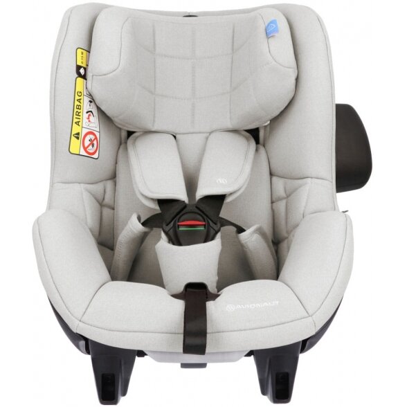 Avionaut Aerofix 2.0 C - automobilinė kėdutė i-Size 67-105 cm ~9-18 kg, rinkinys su pagrindu IQ Base 2.0 C | Beige 2