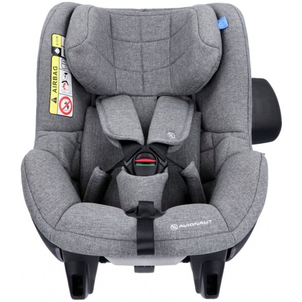 Avionaut Aerofix 2.0 C - automobilinė kėdutė i-Size 67-105 cm ~9-18 kg, rinkinys su pagrindu IQ Base 2.0 C | Grey 1