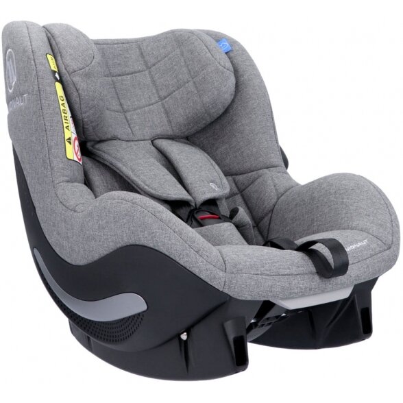 Avionaut Aerofix 2.0 C - automobilinė kėdutė i-Size 67-105 cm ~9-18 kg, rinkinys su pagrindu IQ Base 2.0 C | Grey 2