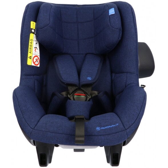 Avionaut Aerofix 2.0 C - automobilinė kėdutė i-Size 67-105 cm ~9-18 kg, rinkinys su pagrindu IQ Base 2.0 C | Navy 2