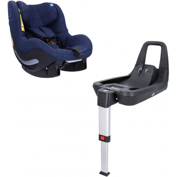 Avionaut Aerofix 2.0 C - automobilinė kėdutė i-Size 67-105 cm ~9-18 kg, rinkinys su pagrindu IQ Base 2.0 C | Navy