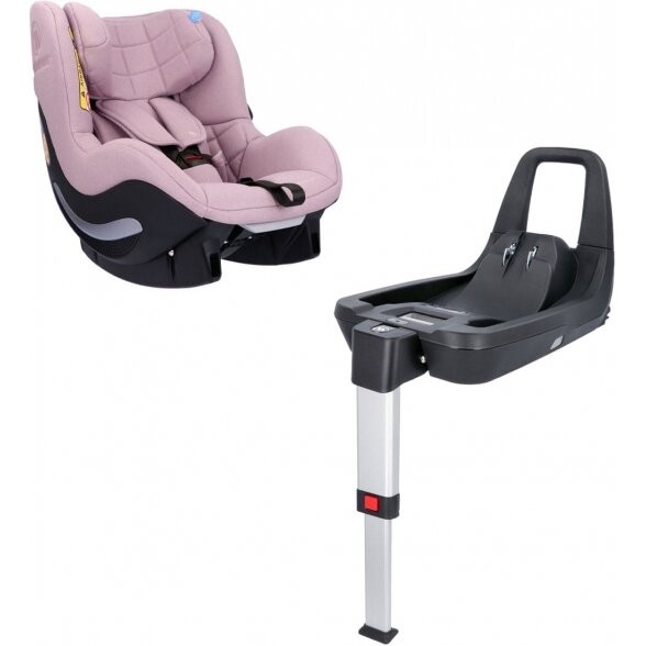 Avionaut Aerofix 2.0 C - automobilinė kėdutė i-Size 67-105 cm ~9-18 kg, rinkinys su pagrindu IQ Base 2.0 C | Pink