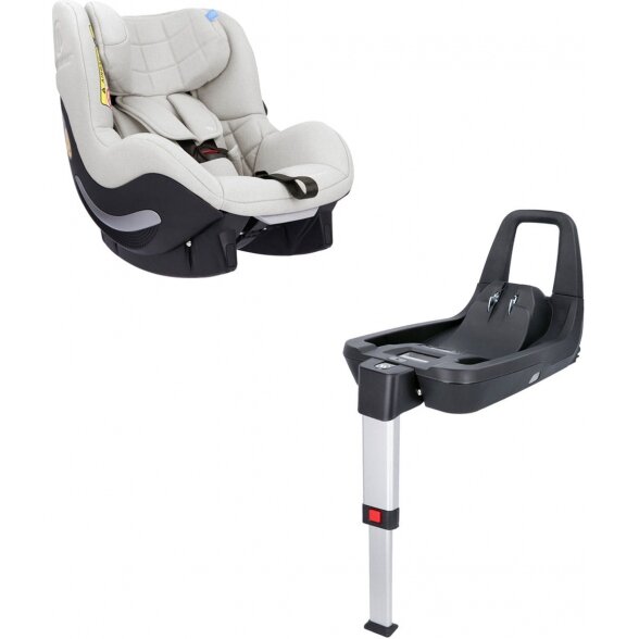 Avionaut Aerofix RWF 2.0 C - automobilinė kėdutė i-Size 67-105 cm ~9-18 kg, su pagrindu IQ Base 2.0 C | Beige