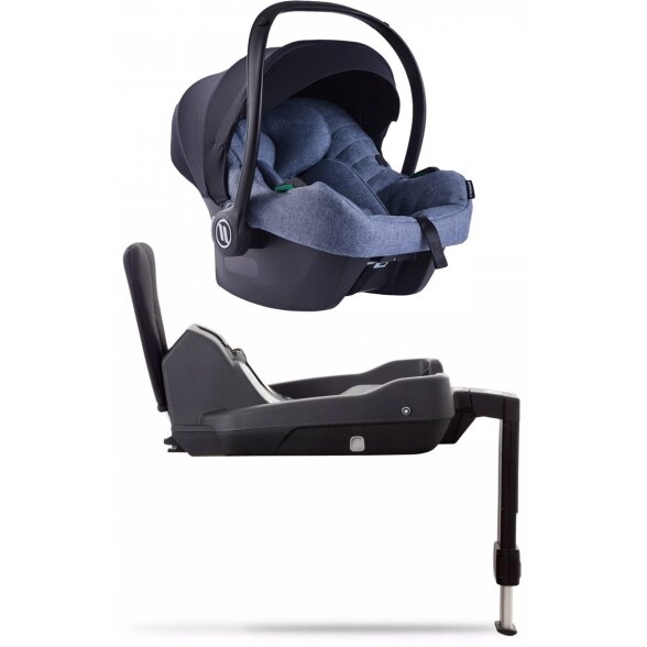 "Avionaut Cosmo" - "i-Size" automobilinė kėdutė ~0-13 kg, komplektas su IQ baze | Jeans