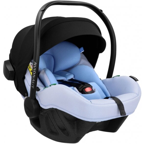 Avionaut Pixel Pro 2.0 C - lengva automobilinė kėdutė i-Size su baze, 40-86 cm ~0-13 kg | Baby Blue 1