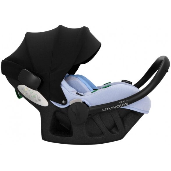 Avionaut Pixel Pro 2.0 C - lengva automobilinė kėdutė i-Size su baze, 40-86 cm ~0-13 kg | Baby Blue 2