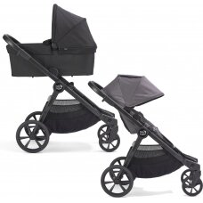 "Baby Jogger City Select 2" - daugiafunkcinis vežimėlis, rinkinys "2-in-1" su galimybe "3-in-1" | Radiant Slate