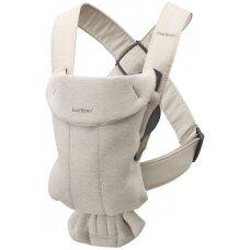 "BabyBjorn Baby Carrier Mini 3D Jersey" - maža nešynė naujagimiui | Light Beige