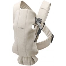 "BabyBjorn Baby Carrier Mini 3D Jersey" - maža nešynė naujagimiui | Light Beige