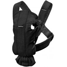 "BabyBjorn Baby Carrier Mini 3D Mesh" - maža nešynė naujagimiui | Juoda