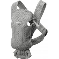 "BabyBjorn Baby Carrier Mini 3D Mesh" - maža nešynė naujagimiui | Grey