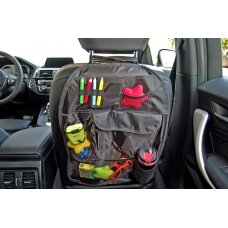 "BabySafe" - universalus, automobilio sėdynės priekinės dalies organizatorius / apsauga