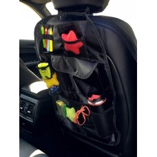 "BabySafe" - universalus, automobilio sėdynės priekinės dalies organizatorius / apsauga
