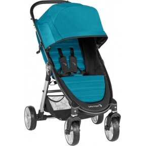 "Baby Jogger City Mini 2 4W" - daugiafunkcinis vežimėlis, "2-in-1" komplektas su lopšiu | Capri