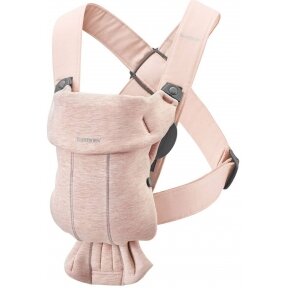 "BabyBjorn Baby Carrier Mini 3D Jersey" - maža nešynė naujagimiui | Light Pink