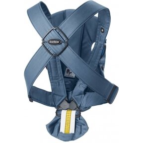 "BabyBjorn Baby Carrier Mini Cotton" - maža nešynė naujagimiui | Mėlyna