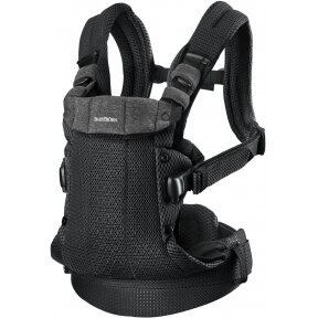 "BabyBjorn Harmony Mesh 3D" ergonominė naujagimių ir kūdikių nešynė | Juoda