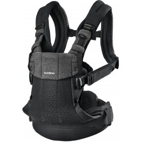 "BabyBjorn Harmony Mesh 3D" ergonominė naujagimių ir kūdikių nešynė | Juoda