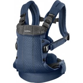 "BabyBjorn Harmony Mesh 3D" ergonominė naujagimių ir kūdikių nešynė | Navy Blue