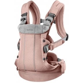 "BabyBjorn Harmony Mesh 3D" - ergonomiška naujagimių ir kūdikių nešynė | Faded Pink