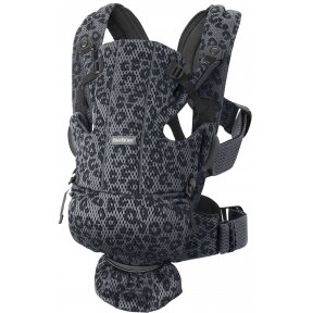 "BabyBjorn Move 3D Mesh" - kvėpuojanti kūdikio nešynė | Antracitas/Leopardas