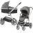 Baby Style Oyster 3 - stilingas daugiafunkcinis vežimėlis | Mercury  Silver