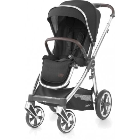 Baby Style Oyster 3 stilingas daugiafunkcinis vežimėlis | Caviar Silver 6