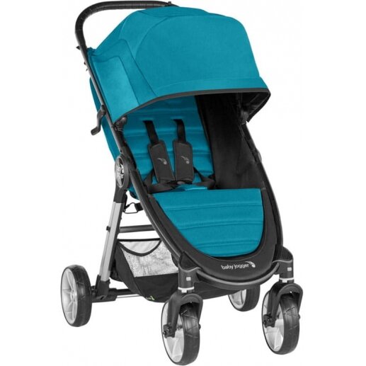 "Baby Jogger City Mini 2 4W" - daugiafunkcinis vežimėlis, "2-in-1" komplektas su lopšiu | Capri 1