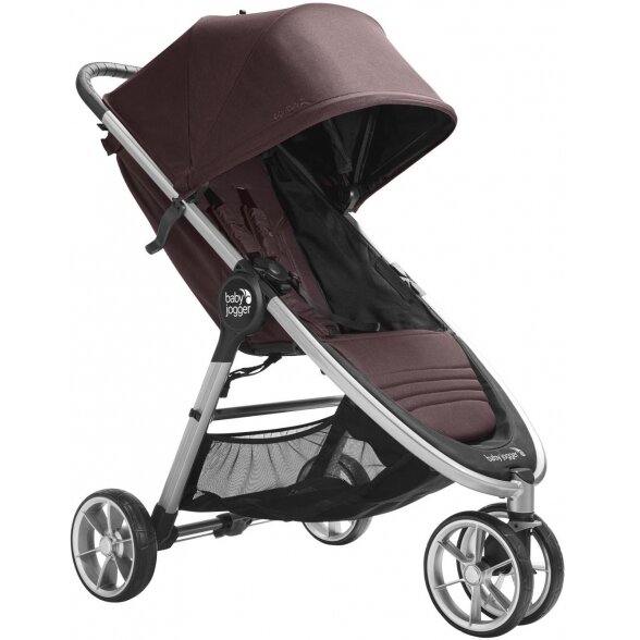 "Baby Jogger City Mini 2" vaikiškas vežimėlis | Brick Mohogany