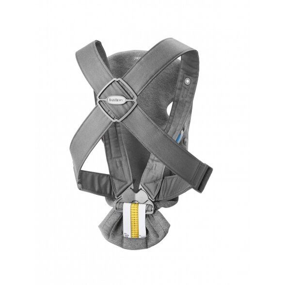 "BabyBjorn Baby Carrier Mini 3D Jersey" - maža nešynė naujagimiui | Dark Grey 3