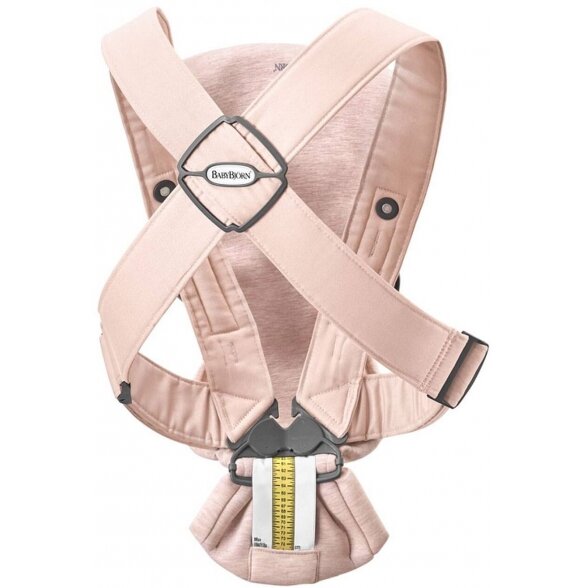 "BabyBjorn Baby Carrier Mini 3D Jersey" - maža nešynė naujagimiui | Light Pink 2