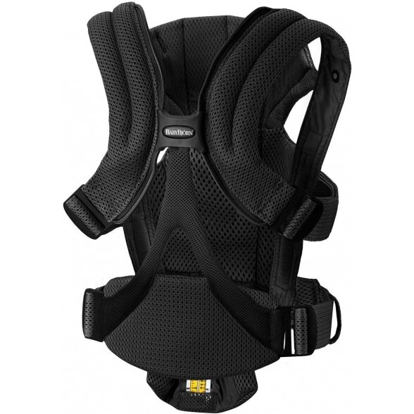 "BabyBjorn Move 3D Mesh" - kvėpuojanti kūdikio nešynė | Juoda 2