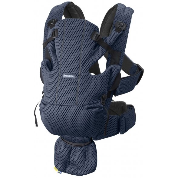 "BabyBjorn Move 3D Mesh" - kvėpuojanti kūdikio nešynė | Navy blue 1