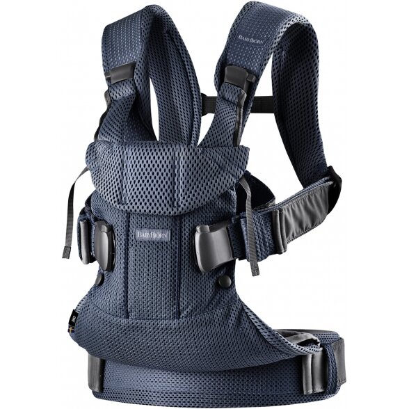 "BabyBjorn One Air" - orui pralaidi kūdikio nešynė | Navy blue