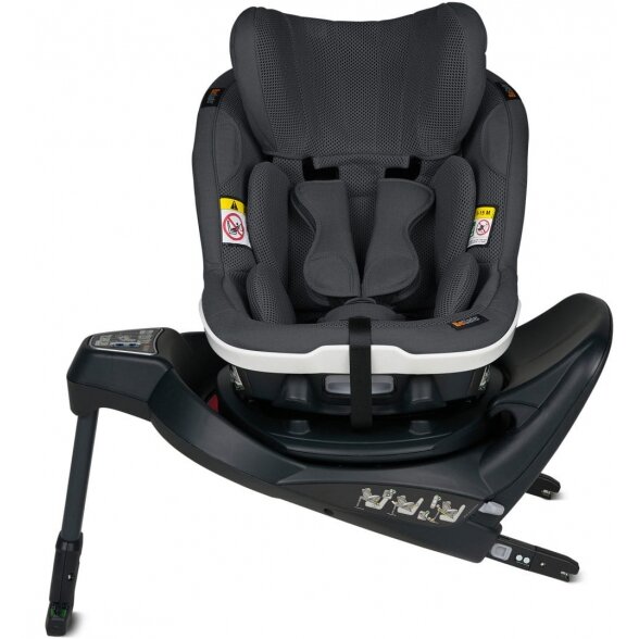 "BeSafe iZi Turn i-Size 360°" - pasukama automobilinė kėdutė ~0-18 kg | Anthracite Mesh 3