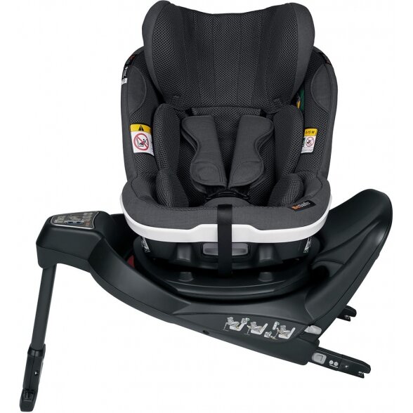 "BeSafe iZi Turn M i-Size" automobilinė kėdutė 0-18 kg | Anthracite Mesh 2