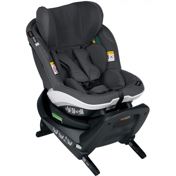 "BeSafe iZi Turn M i-Size" automobilinė kėdutė 0-18 kg | Anthracite Mesh