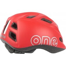 "Bobike One PLUS" - vaikiškas dviratininko šalmas | Braškių raudona S