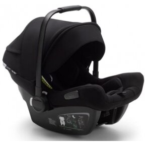 "Bugaboo Turtle Air by Nuna" - "i-Size" standartinė automobilinė kėdutė ~0-13 kg | Juoda