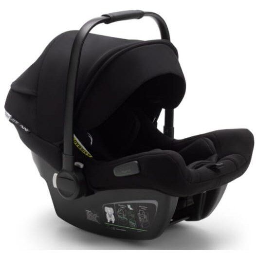 "Bugaboo Turtle Air by Nuna" - "i-Size" standartinė automobilinė kėdutė ~0-13 kg | Juoda 1