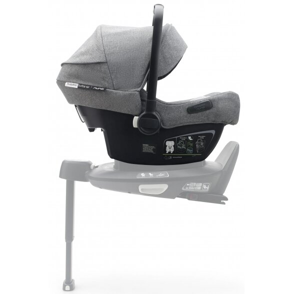 "Bugaboo Turtle Air by Nuna" - "i-Size" standartinė automobilinė kėdutė ~0-13 kg | Pilka 1