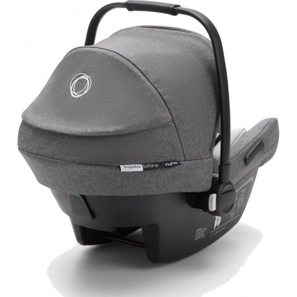 "Bugaboo Turtle Air by Nuna" - "i-Size" standartinė automobilinė kėdutė ~0-13 kg | Grey Melange 4