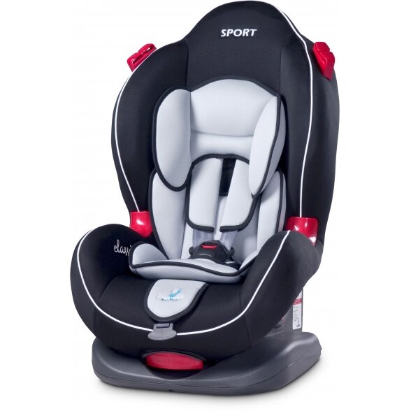 "Caretero Sport Classic" - automobilinė kėdutė 9-25 kg | Juoda