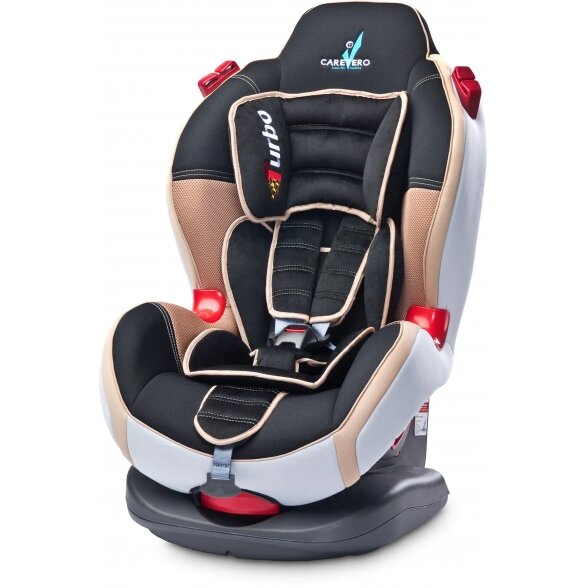 "Caretero Sport Turbo" - automobilinė kėdutė 9-25 kg | Smėlio spalvos