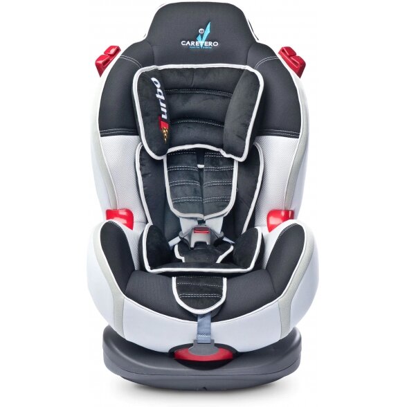 "Caretero Sport Turbo" automobilinė kėdutė 9-25 kg | Pilka 1