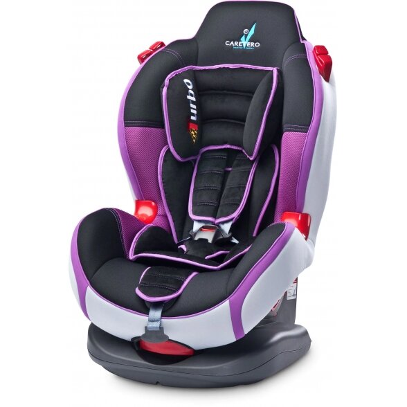 "Caretero Sport Turbo" automobilinė kėdutė 9-25 kg | Violetinė