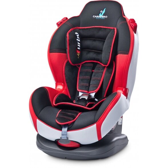 "Caretero Sport Turbo" - automobilinė kėdutė 9-25 kg | Raudona