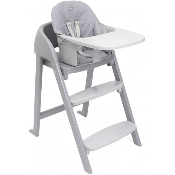 Chicco Crescendo UP -  maitinimo kėdutė 3w1  | RE_Lux Turin Grey