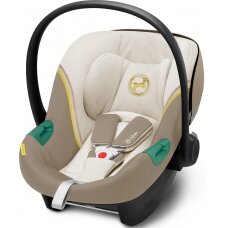 "Cybex Aton S2 i-Size" automobilinė kėdutė 0-13 kg | Seashell Beige