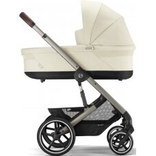 "Cybex Balios S Lux 2.0" - daugiafunkcinis vežimėlis, "2-in-1" rinkinys su galimybe "3-in-1" | TPE Seashell Beige